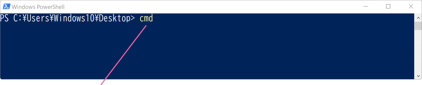 Powershell画面