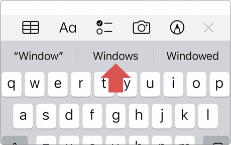 iPhone 予測変換を無効
