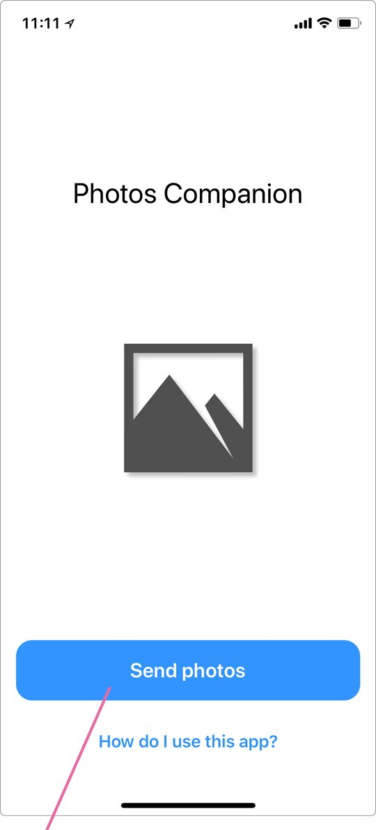 Photos Companion画面