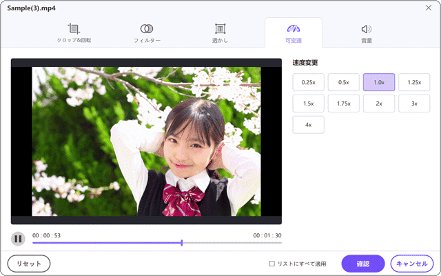 HitPaw Video Converter：可変速