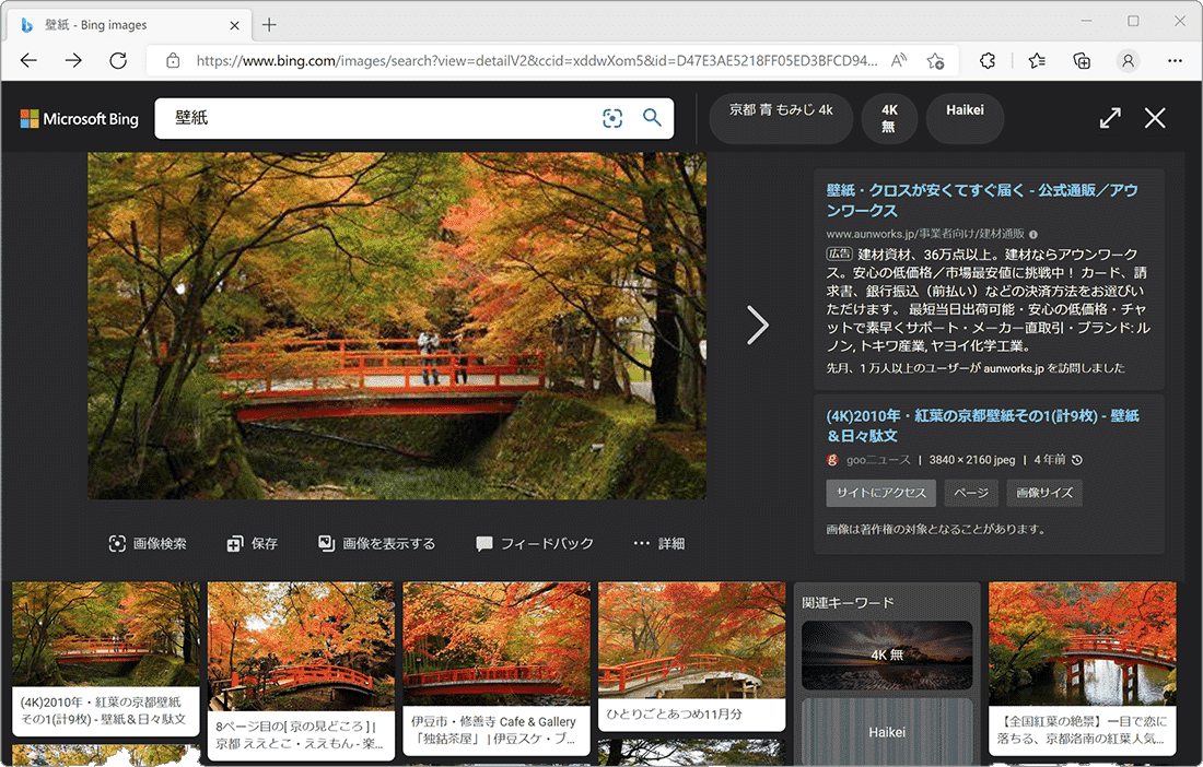 Bing 画像検索