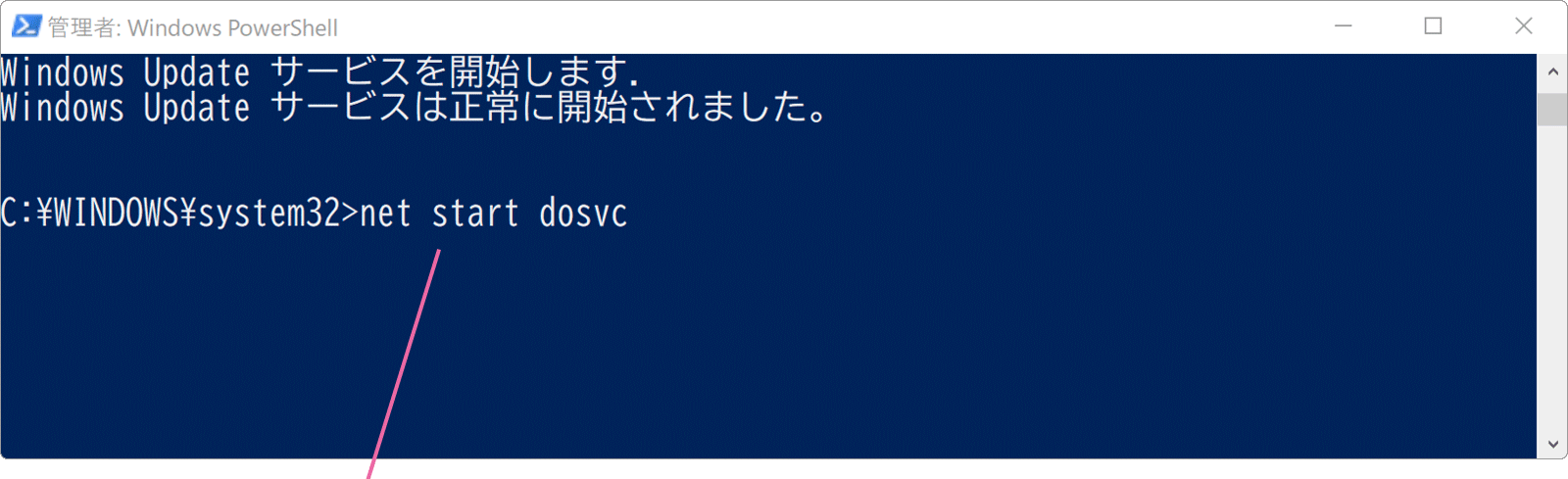 Powershell画面